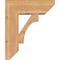 Ekena Millwork Westlake Slat Smooth Bracket w/ Offset Brace, Western Red Cedar, 7 1/2"W x 20"D x 24"H BKT0806X20X24WTL06SWR - alternate 2
